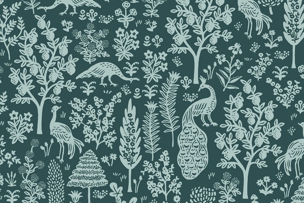 Camont by Rifle Paper Menagerie Silhouette Emerald