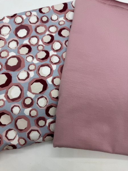 Stoffpaket Kiesel altrosa