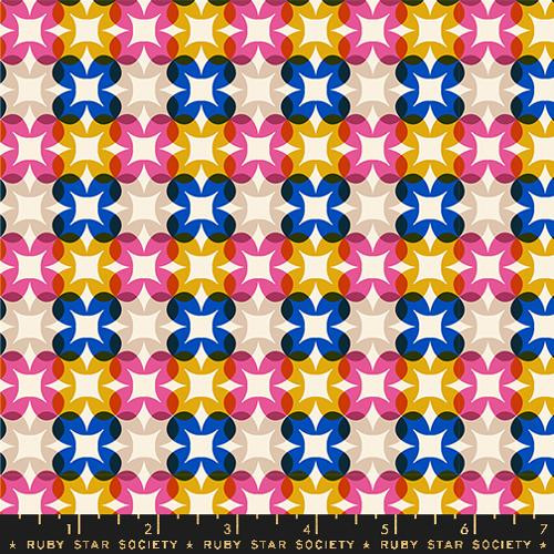 Ruby Star Society Rashida Coleman Hale Woodland Park Flower Plaid Blue Ribbon