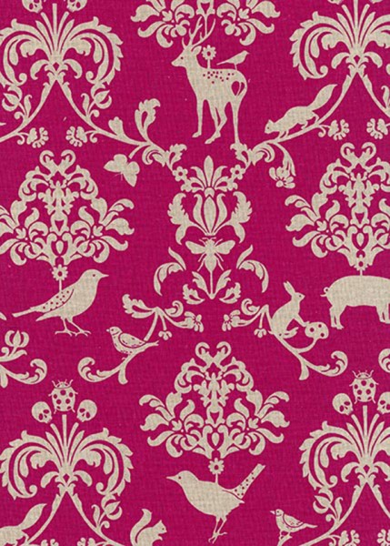 Wachstuch Echino Damask pink