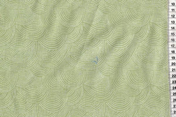Strawberry Fields - Scallop Dot (LEEK)