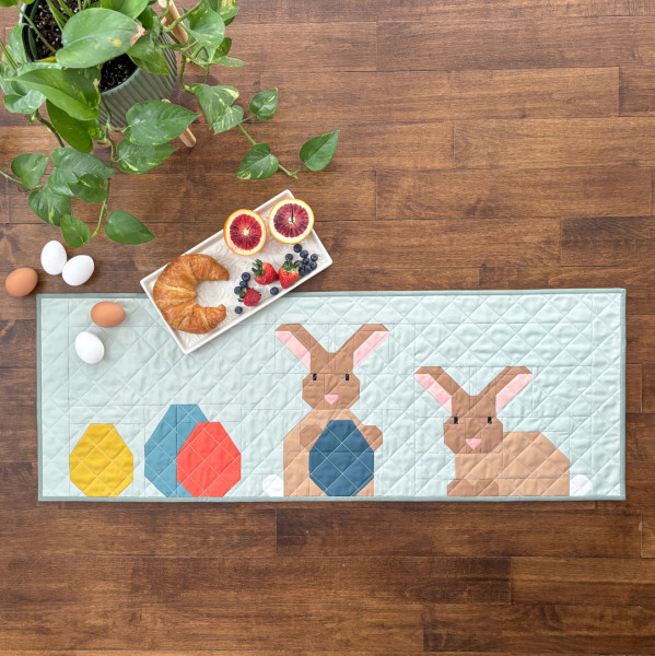 Quiltkit Bunny Trail by Applesandbeavers Tischläufer 14 x 40"