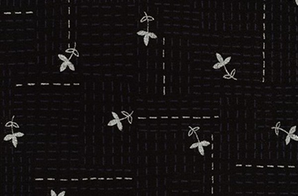 Karen Lewis Wayside sashiko schwarz