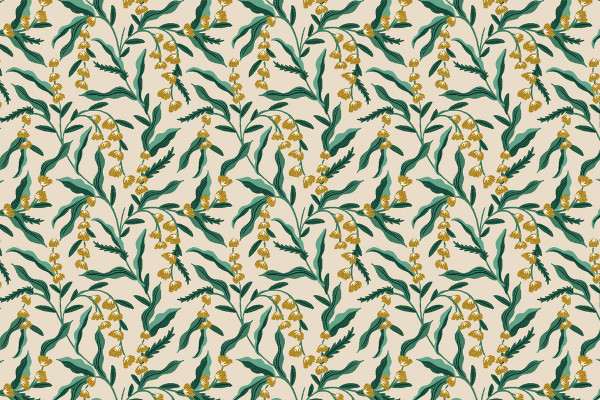 Rifle Paper Vintage Garden Lily Cream Metallic