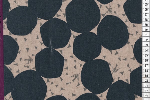 Wachstuch Echino Bubble grey