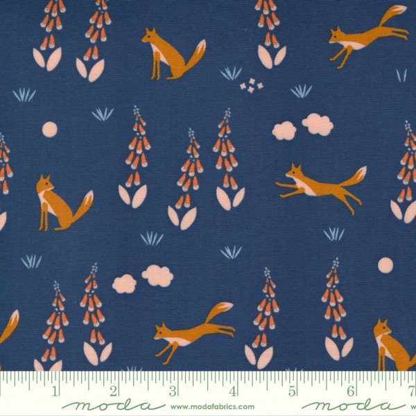 Aneely Hoey Meander Foxes navy
