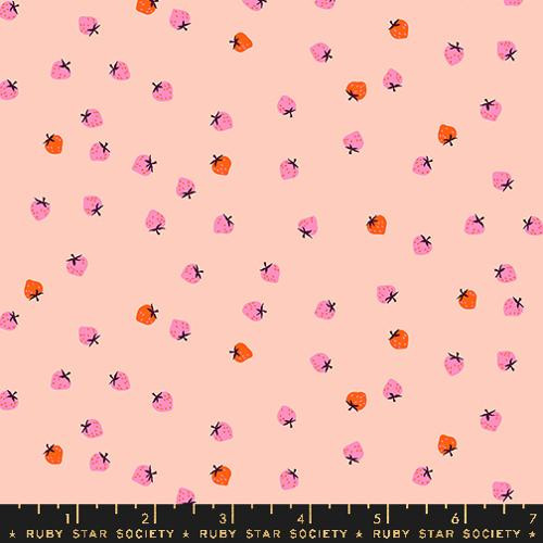Ruby Star Society Strawberry by Kimberly Kight Mini Berry Pale Peach