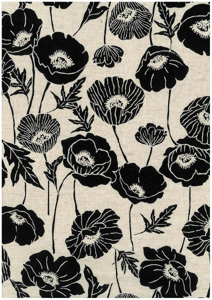 Kokka Canvas Poppy natural