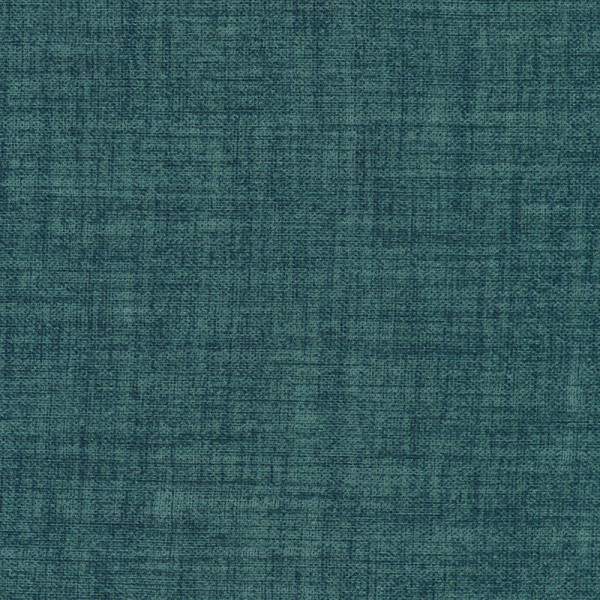 Faux Linen Deep Cyan