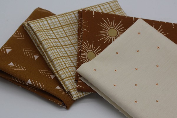 Fat Quarter Set Stashbuilder caramel