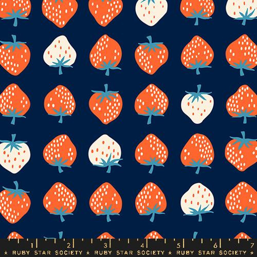 Ruby Star Society Strawberry by Kimberly Kight Strawberry Navy