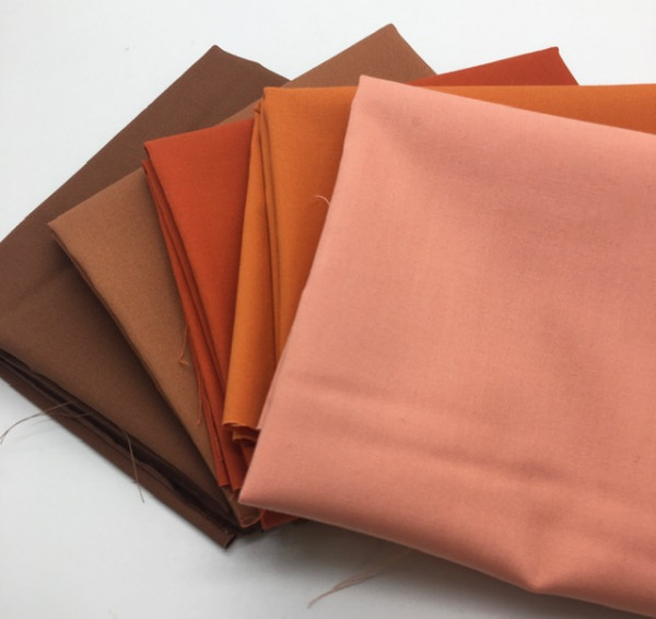 Fat Quarter Set Tilda Solids toffee