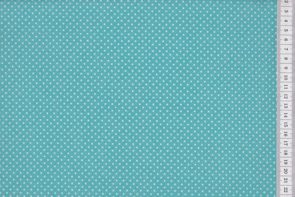 Wachstuch Dots azur