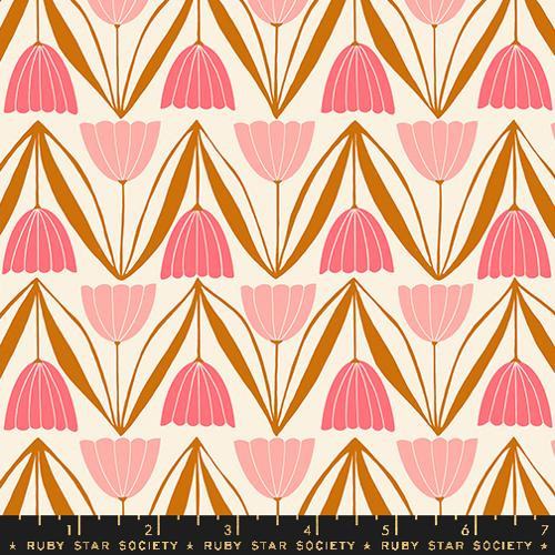 Ruby Star Society Jen Hewett Endpaper Tulips Natural