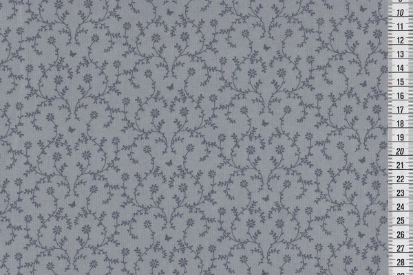 Wachstuch Claire Dusty Blue/ Stone Blue