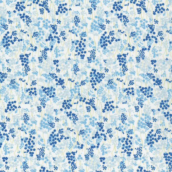 Westfalenstoffe Berlin Blumen blau