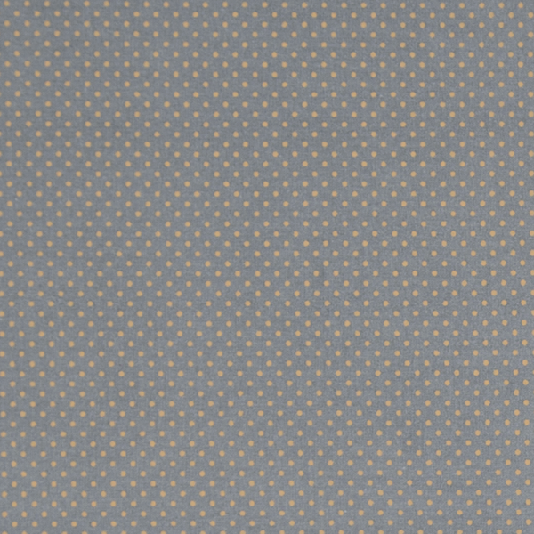 Wachstuch Dots grey/mustard