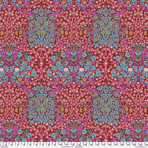 Kaffe Fassett X Morris & Co. Cotton Lawn Blackthorn brown