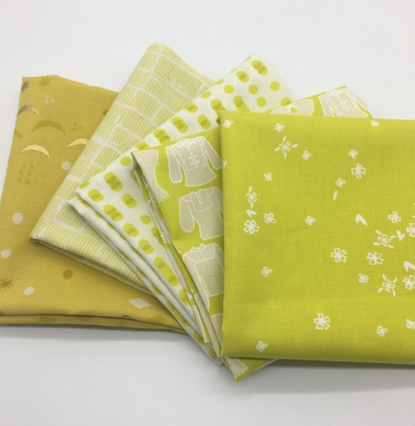 Ruby Star Society Fatquarter First Light citron