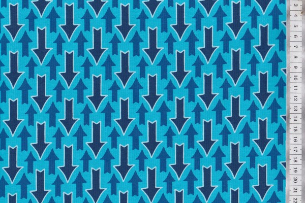 Stretchjersey Joli Arrow blau by jolijou