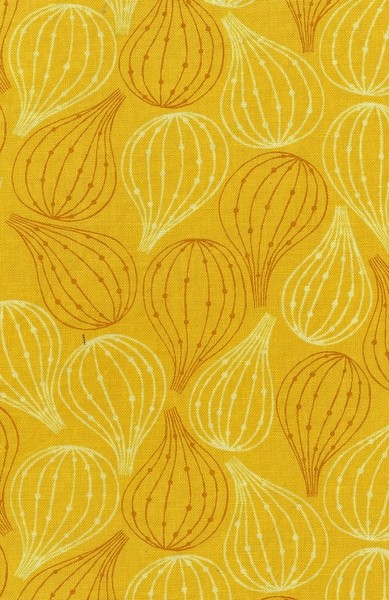 Reststück Tayutou by Kokka fabrics yellow