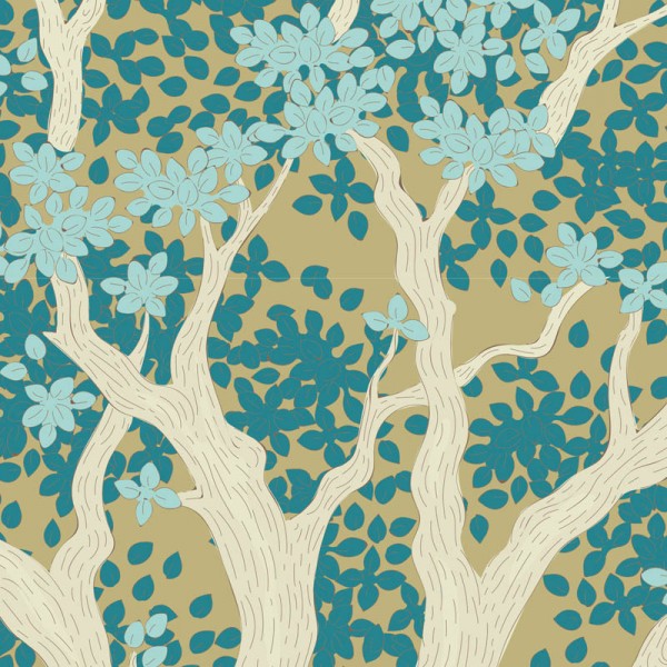 Tilda Woodland Juniper-Teal