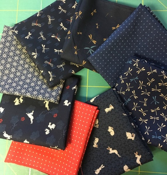Fat Quarter Set Japan Sevenberry marine