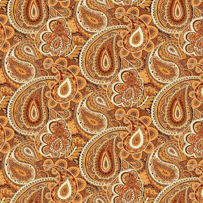 Luxe Paisley Rust