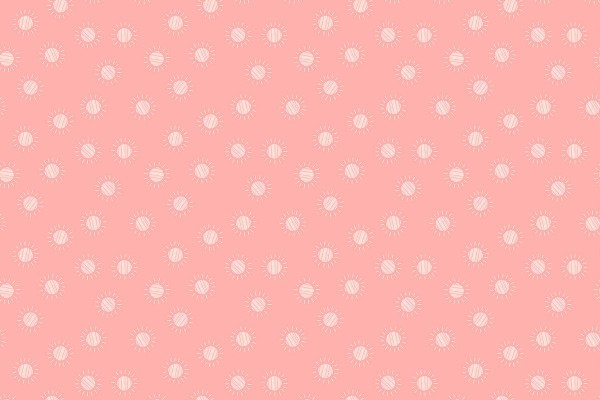 Prickley Pear by Emily Taylor sun pink