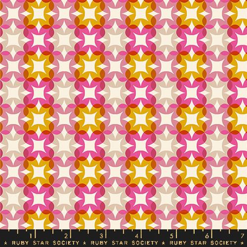 Ruby Star Society Rashida Coleman Hale Woodland Park Flower Plaid Raspberry