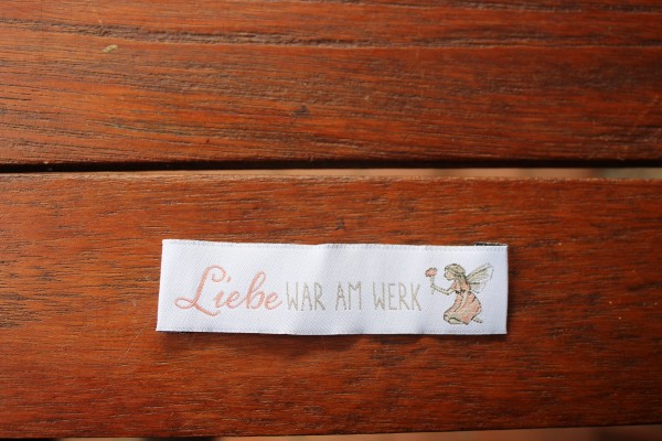 Webetikett "Liebe war am Werk"