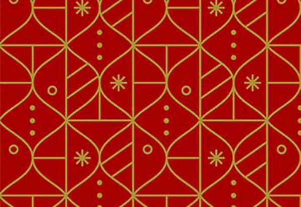 Polar Magic by Lemonni Metalllic Ornaments red