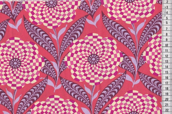Amy Butler Eternal Sunshine Zebra Bloom persimmon