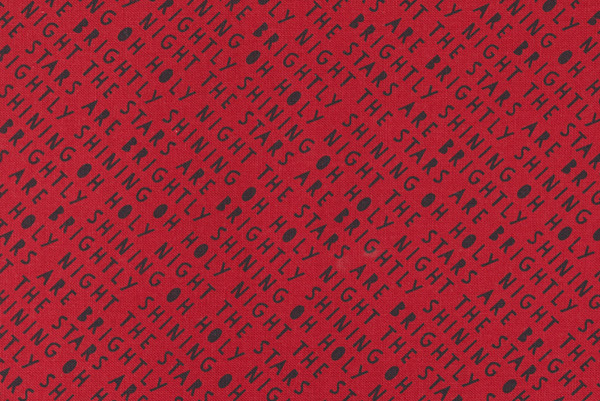 Red Barn Christmas by Sweetwater Design Red and Black Oh Holy Night