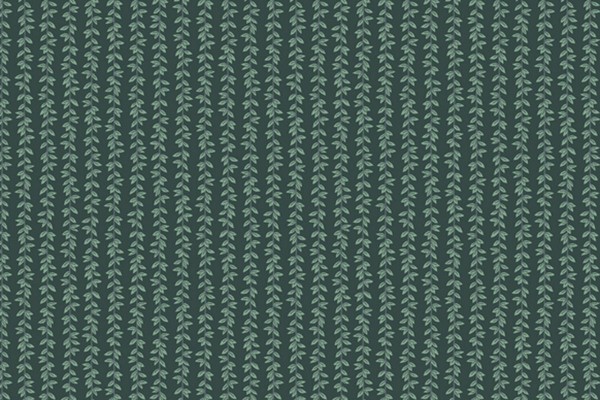 Strawberry Fields Rifle Paper Laurel Stripe Hunter