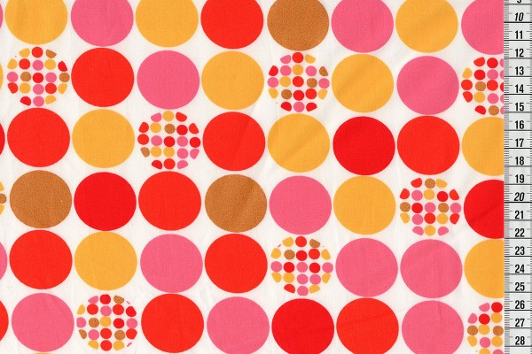 Baumwolldruck Dots big