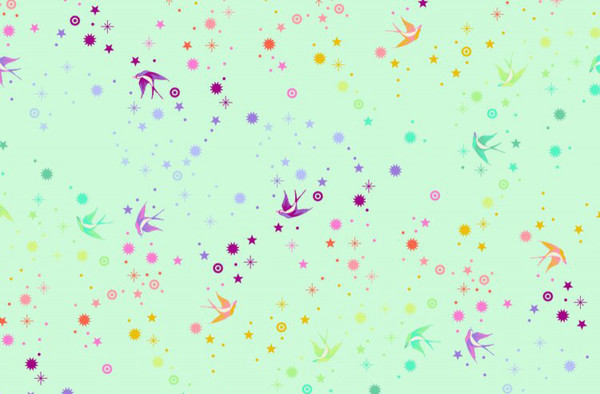 Tula Pink True Colors Fairy Dust Mint