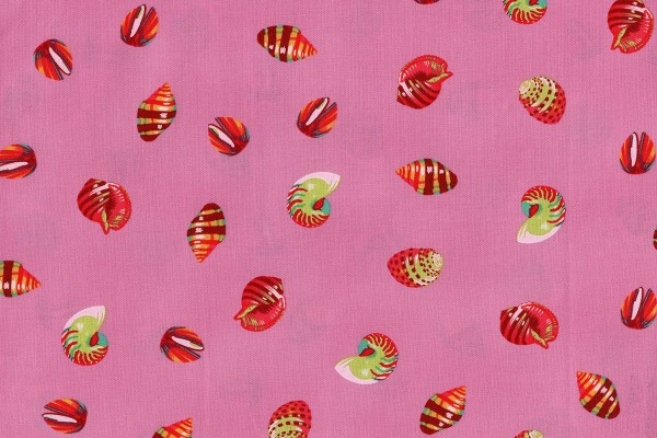 Tula Pink ZUMA Sea Shells Glowfish