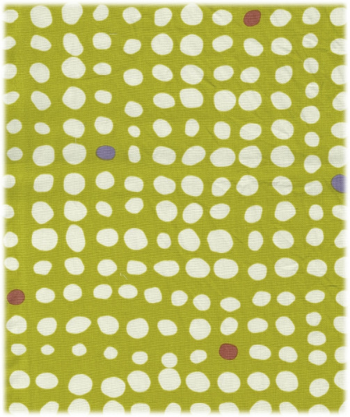 Linnea Dots pistacio Oxford