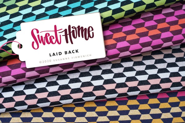 Sweet Home Jacquard Hamburger Liebe LaidBack Col 1 grün