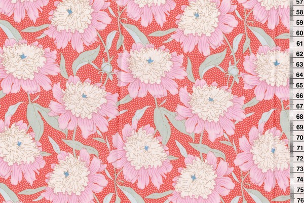 Tilda Gardenlife Bowl Peony Coral
