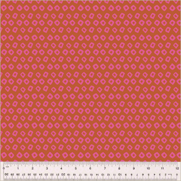 Heather Ross Ruby and Bee Blenders Shibori Wildrose/Unicorn