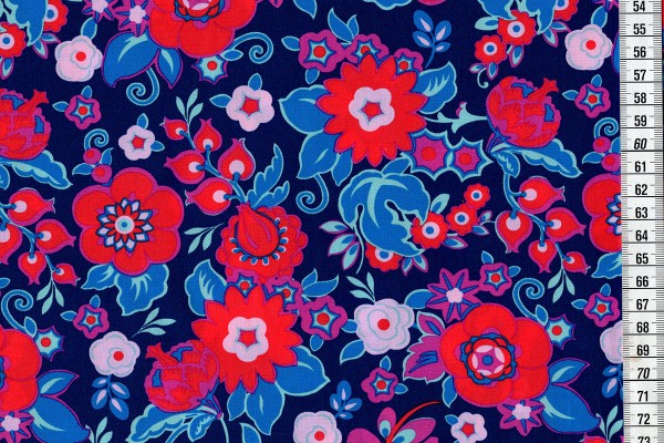 Amy Butler Soulmate Grand Bouquet navy