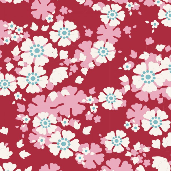 Tilda Woodland Aster-Carmine
