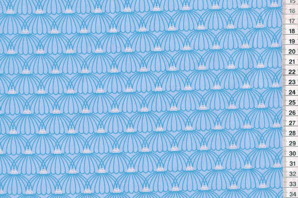 Midsommar by Pippa Shaw Retro Coneflower blue
