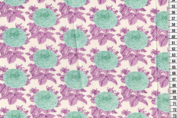 Baumwolldruck Tilda Sunkiss Grandma's Rose lilac