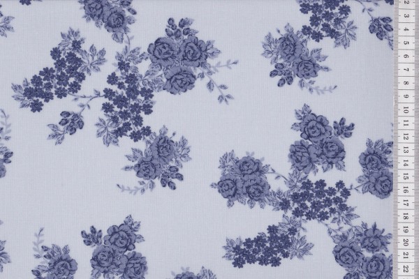 Wachstuch Isabella twilight blue