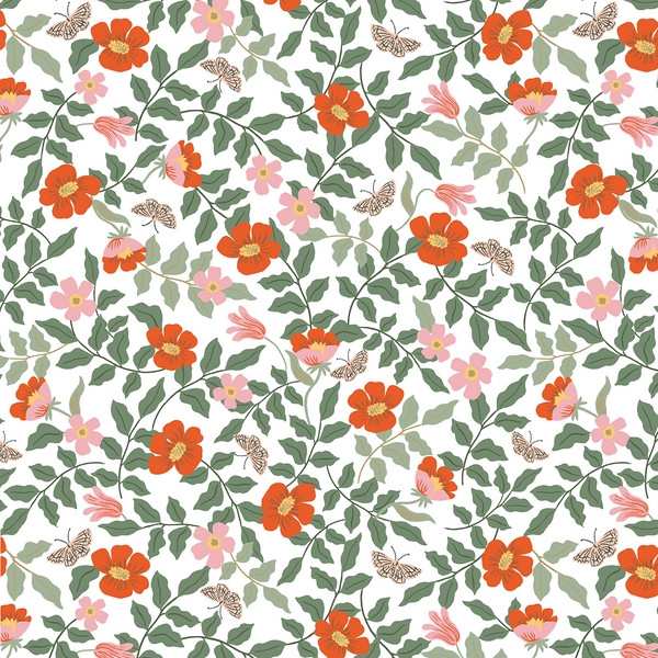 Strawberry Fields Rifle Paper Primerose ivory