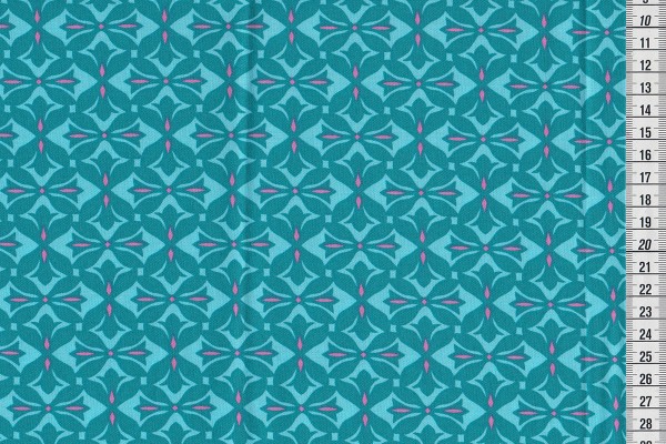 Amy Butler DreamWeaver Cross Print teal
