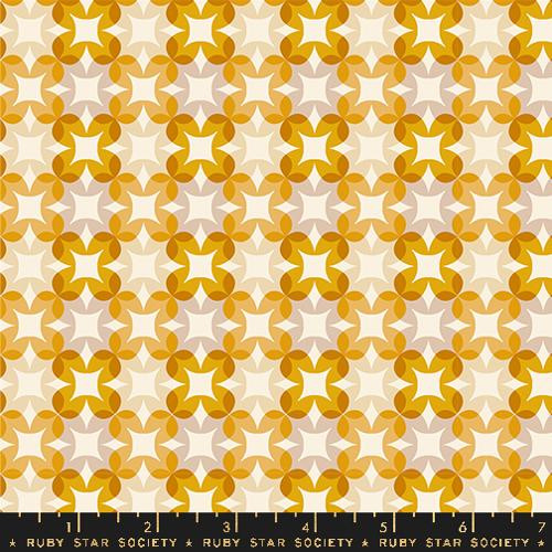 Ruby Star Society Rashida Coleman Hale Woodland Park Flower Plaid Goldenrod